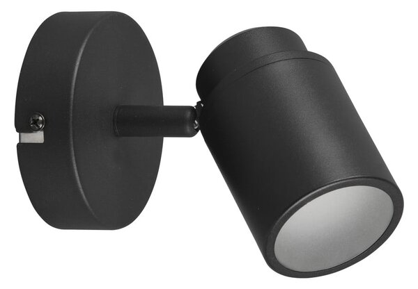 Metalowa lampa punktowa w kolorze matowej czerni 10x9 cm Angelo – Trio