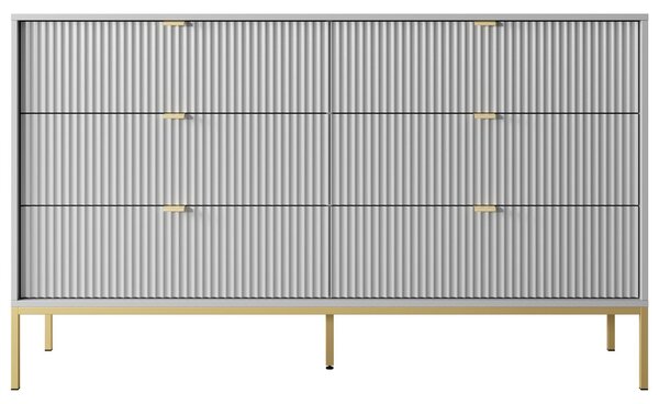 Komoda z 6 szufladami Amber Szara