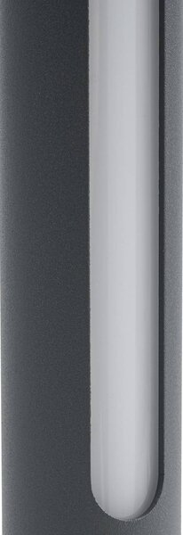 Słupek oświetleniowy LED Liravel Lindby, czarny, aluminium, nowoczesny