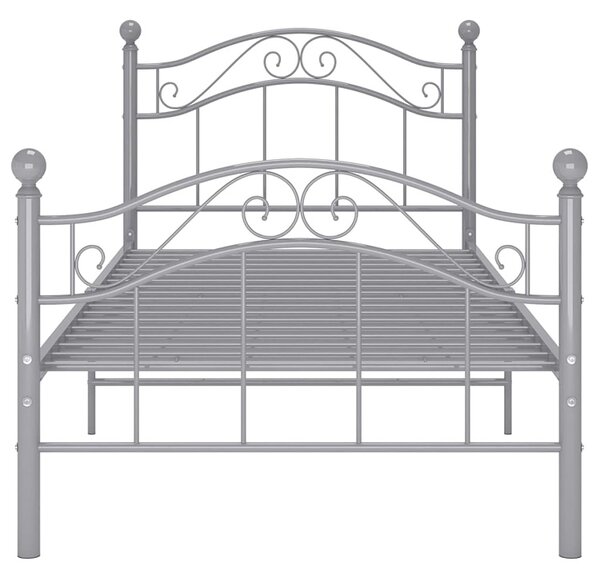 Szara metalowa szafka nocna 100x200 cm B9-H61