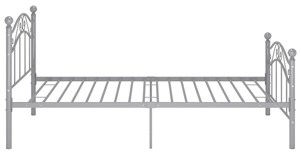 Szara metalowa szafka nocna 100x200 cm B9-H61