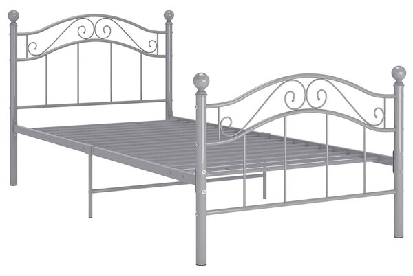 Szara metalowa szafka nocna 100x200 cm B9-H61