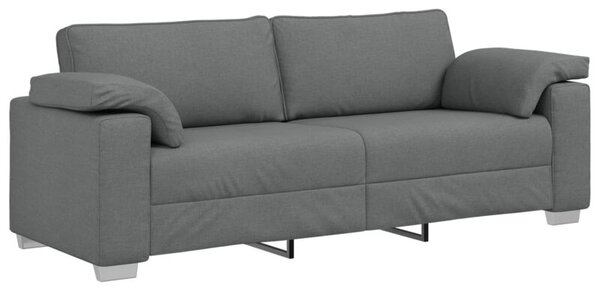 Sofa ciemnoszary 219 x 77 x 82 cm tkanina