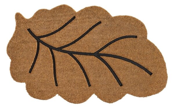 Wycieraczka z włókna kokosowego 45x75 cm Leaf – Casa Selección