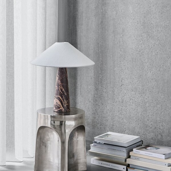 Lampa Stołowa House Doctor, Soffi, brąz rdzawy, salon, marmur, design