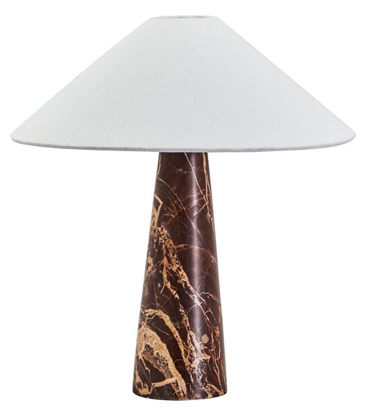Lampa Stołowa House Doctor, Soffi, brąz rdzawy, salon, marmur, design