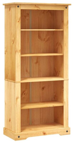 Biblioteczka w meksykańskim stylu corona, sosna, 80x40x170 cm