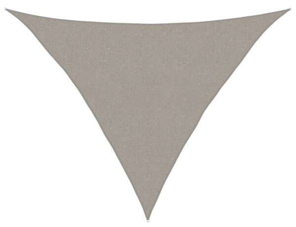 Żagiel przeciwsłoneczny, 160 g/m², jasnoszary, 2,5x2,5x3,5 m