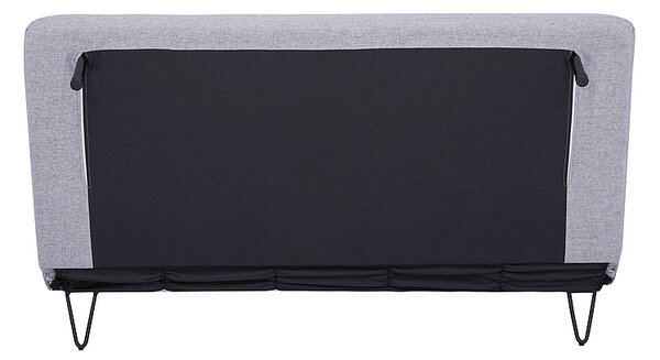 Szara rozkładana sofa ZENIA