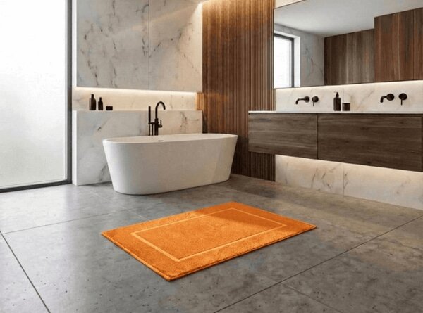 Mata łazienkowa Comfort pomarańczowa 750g/m2