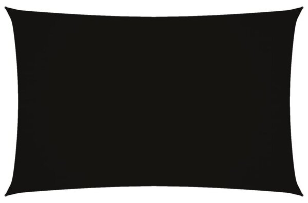 Prostokątny żagiel ogrodowy, tkanina oxford, 2x5 m, czarny