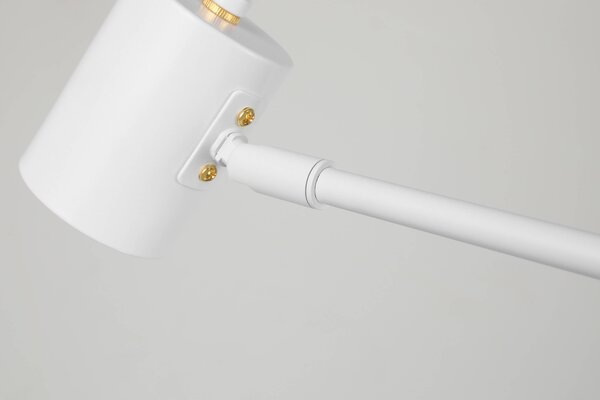 LAMPA SUFITOWA WISZĄCA NOWOCZESNA BIAŁA DORA W6