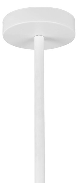LAMPA SUFITOWA WISZĄCA NOWOCZESNA BIAŁA DORA W6