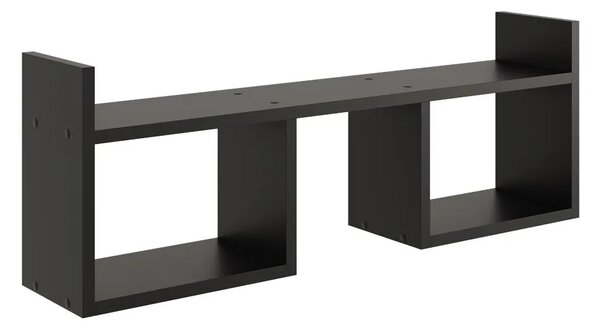 Czarna minimalistyczna półka wisząca B4-Z99
