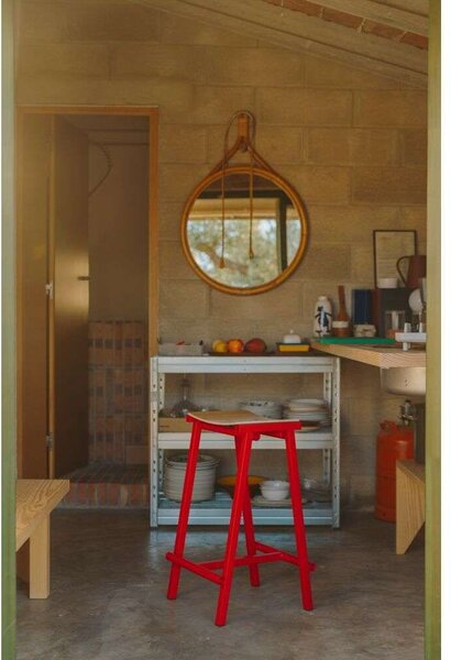 HAY - Taburete 8 Bar Stool Low Signal Red