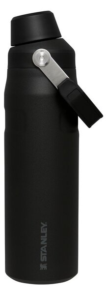 Czarna butelka termiczna ze stali nierdzewnej 700 ml IceFlow™ Bottle Fast Flow Black – Stanley