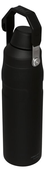 Czarna butelka termiczna ze stali nierdzewnej 700 ml IceFlow™ Bottle Fast Flow Black – Stanley