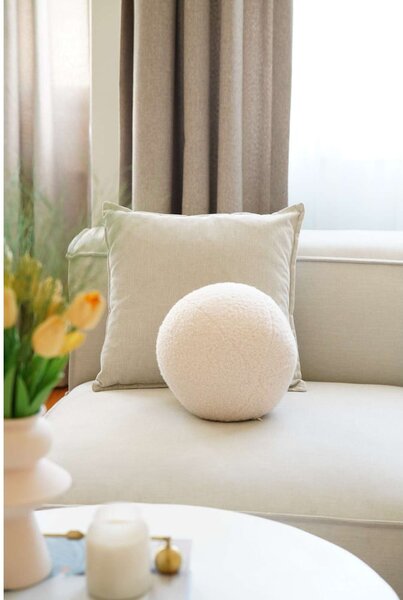 Poduszka dekoracyjna z materiału bouclé ø 20 cm Top – Mioli Decor