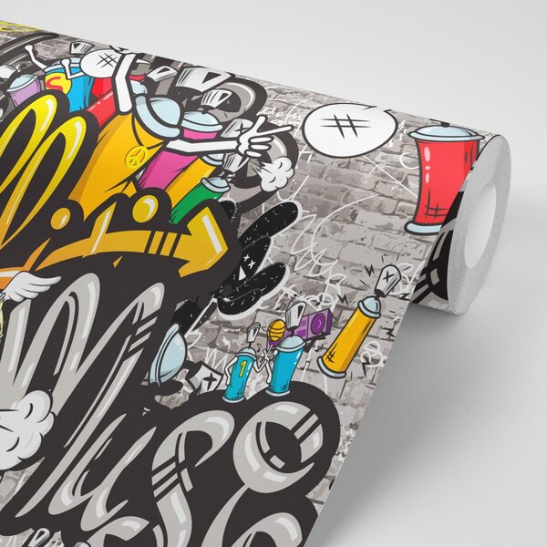 Tapeta kolorowe graffiti