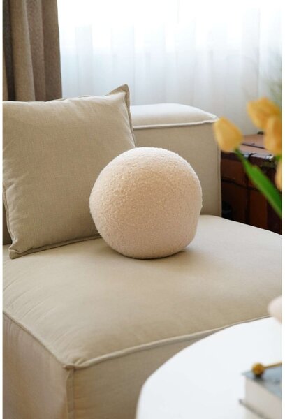 Poduszka dekoracyjna z materiału bouclé ø 20 cm Top – Mioli Decor