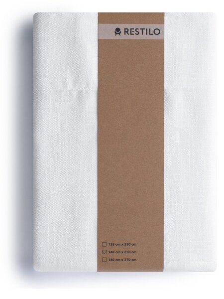 Biała zasłona 140x270 cm Valeta – Restilo