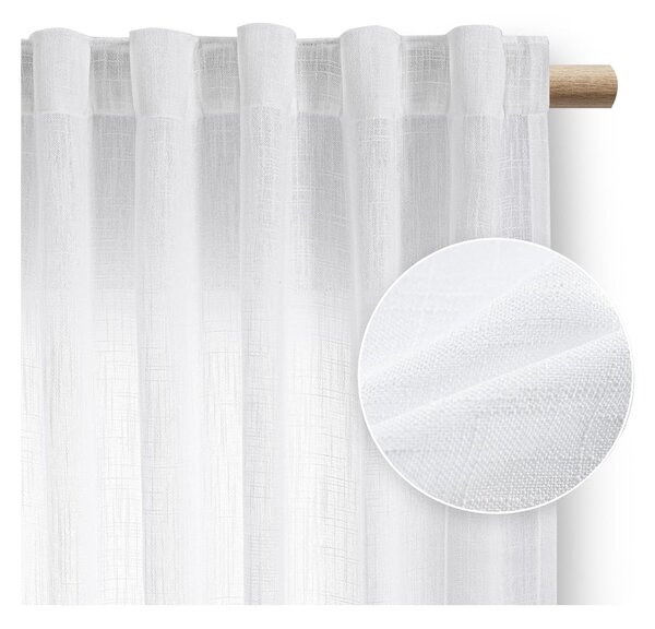 Biała zasłona 140x270 cm Valeta – Restilo