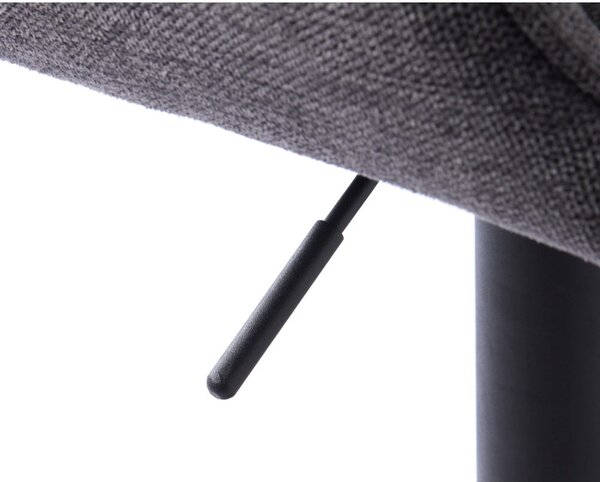 Ciemnoszary hoker z regulowaną wysokością Nolan – Unique Furniture