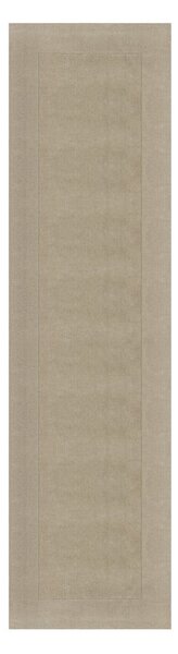 Beżowy chodnik wełniany 60x230 cm – Flair Rugs