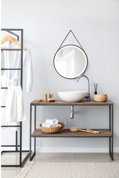 Lustro ścienne z oświetleniem ø 60 cm Fine – Mirrors and More