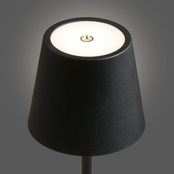 Czarna lampa stołowa LED (wysokość 37 cm) Bradford – House Nordic