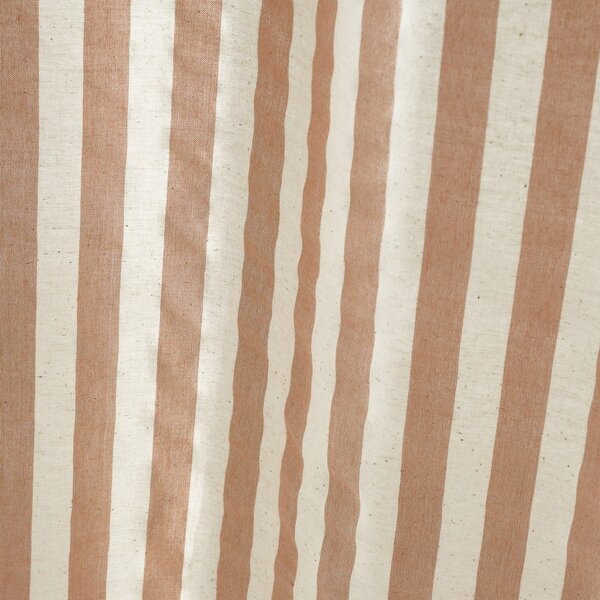 Firanka w kolorze terakoty 140x183 cm Zanzibar Stripe – Pineapple Elephant
