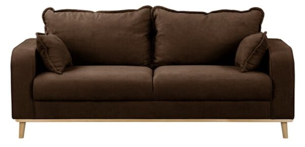 Ciemnobrązowa sofa 193 cm Beata – Ropez