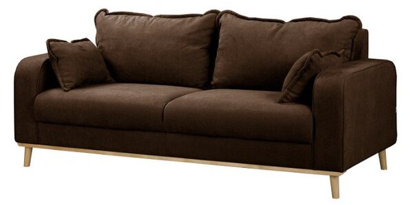 Ciemnobrązowa sofa 193 cm Beata – Ropez