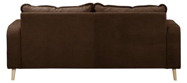 Ciemnobrązowa sofa 193 cm Beata – Ropez