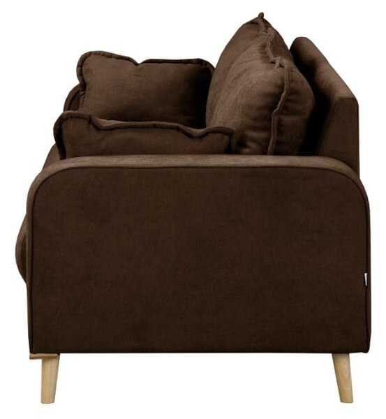 Ciemnobrązowa sofa 193 cm Beata – Ropez