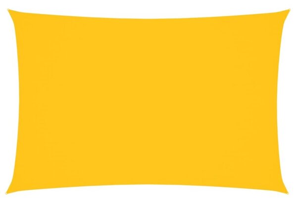 Prostokątny żagiel ogrodowy z tkaniny oxford, 2x4 m, żółty