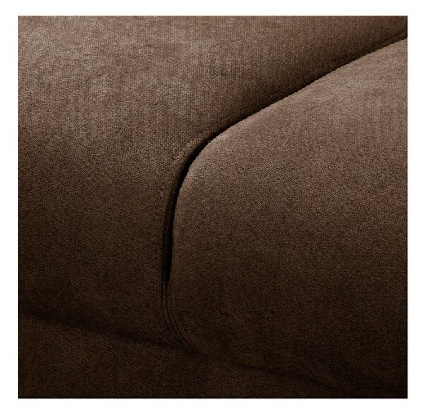 Ciemnobrązowa sofa 193 cm Beata – Ropez