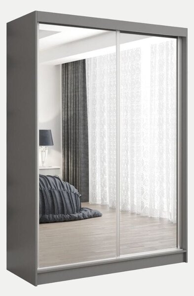 Szafa Debra 150 cm | szary mat