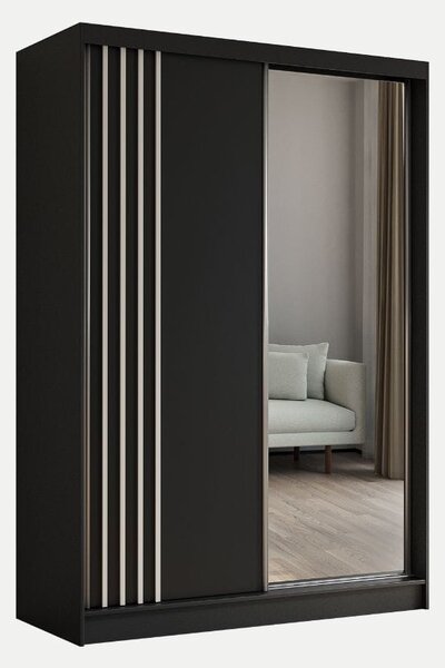 Szafa Nalia 150 cm | czarny mat