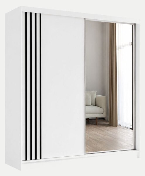 Szafa Nalia 200 cm | biały mat