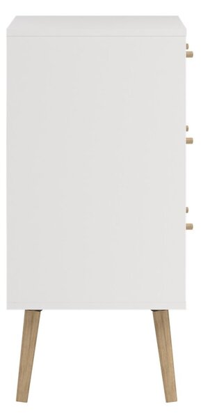 Biała niska komoda 99x82 cm Bodo – Tvilum