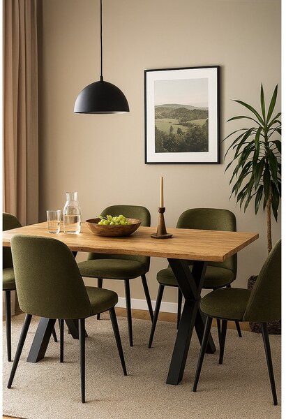 Stół w dekorze dębu 90x160 cm Kora – Bonami Essentials