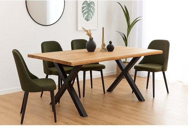 Stół w dekorze dębu 90x160 cm Kora – Bonami Essentials