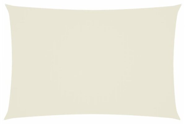 Prostokątny żagiel ogrodowy z tkaniny oxford, 2x4 m, kremowy