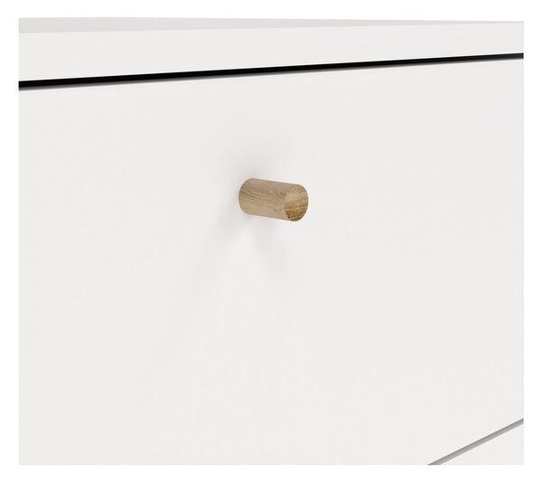 Biała wysoka komoda 50x120 cm Bodo – Tvilum
