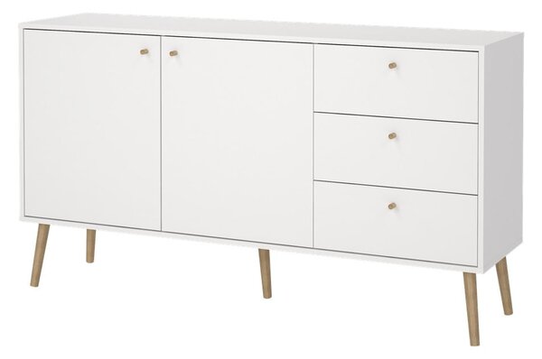 Biała niska komoda 149x82 cm Bodo – Tvilum