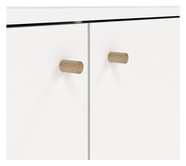 Biała niska komoda 149x82 cm Bodo – Tvilum
