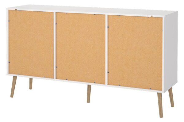 Biała niska komoda 149x82 cm Bodo – Tvilum