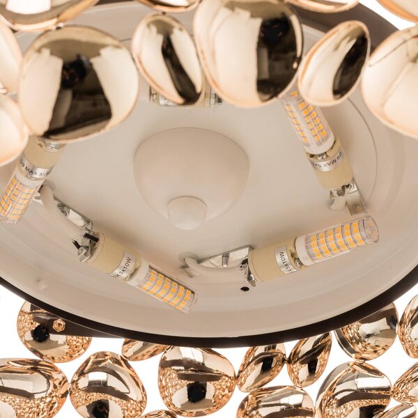 Schuller Valencia Lampa wisząca Narisa, salon / jadalnia, metal, design
