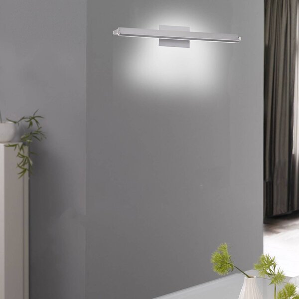 FISCHER & HONSEL Kinkiet LED Pare TW, możliwość ściemniania, aluminiowy / szary / cynkowy, salon / jadalnia, metal, nowoczesny
